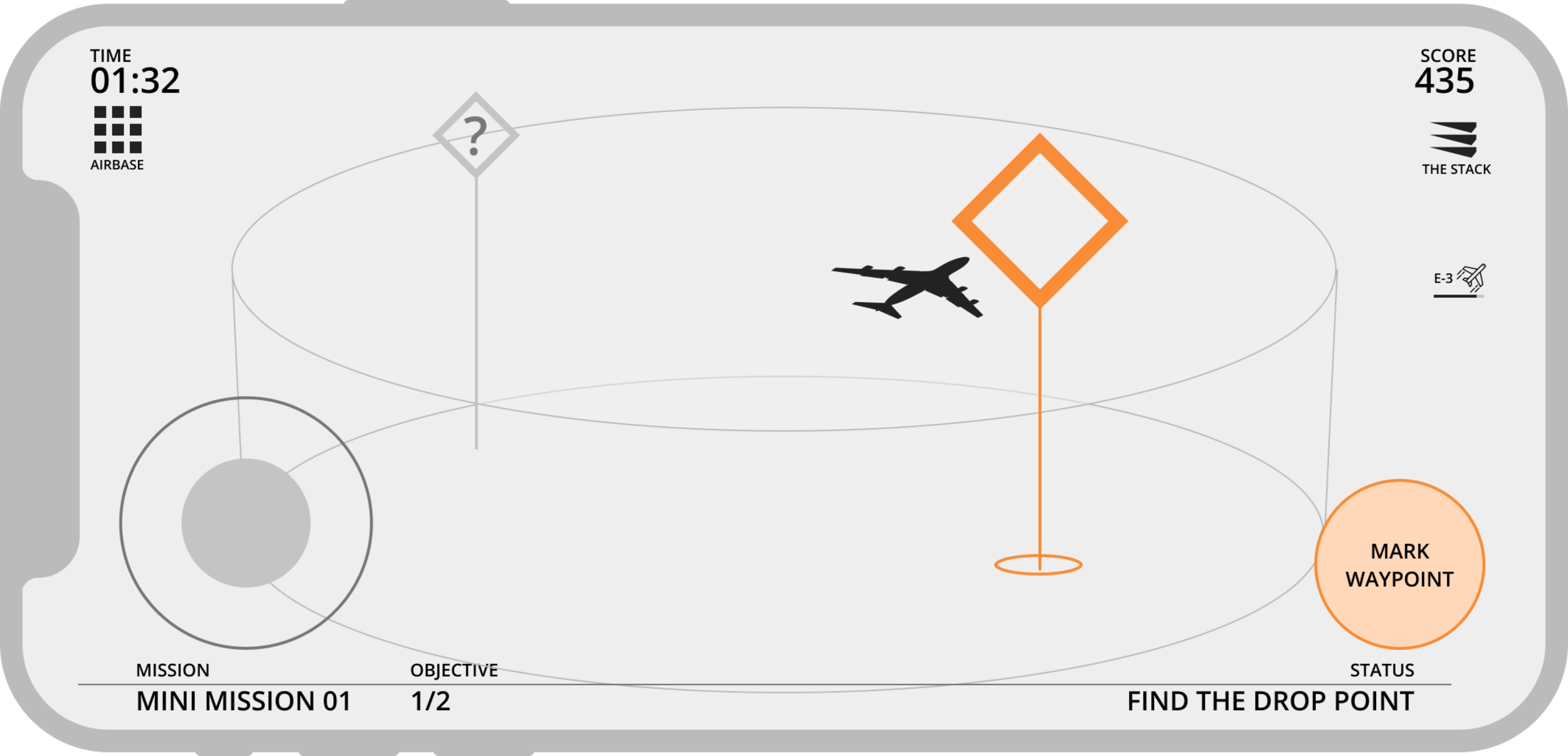 Option B, reveal action button