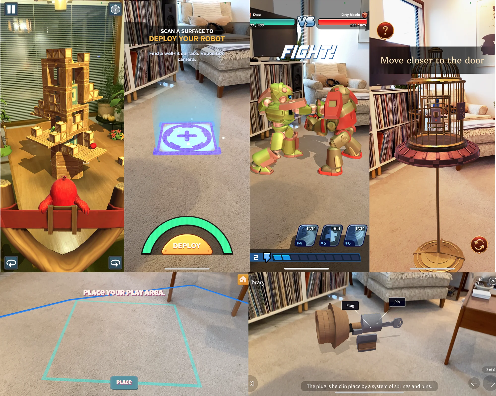 Comparative analysis of AR games