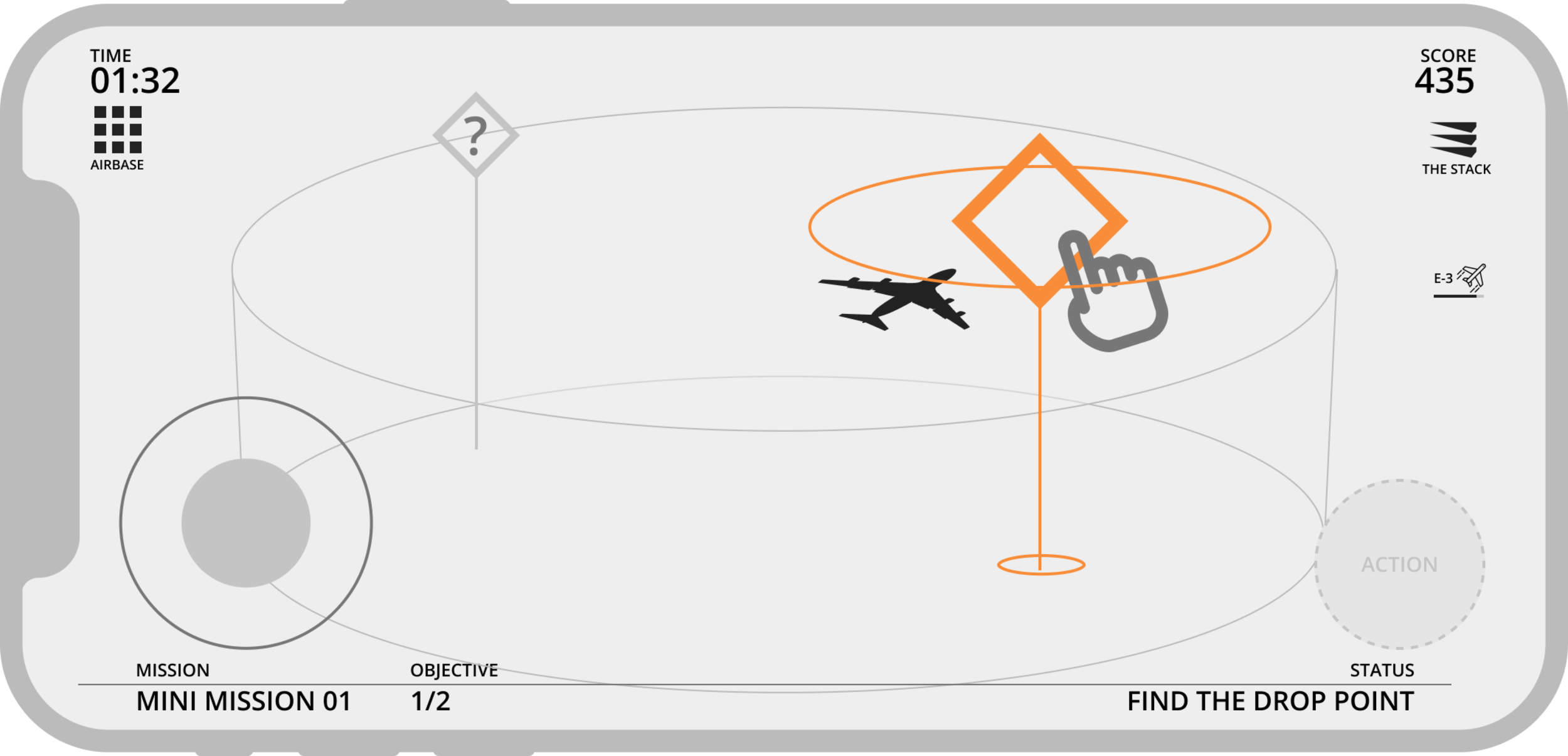 Option A, tap on AR space